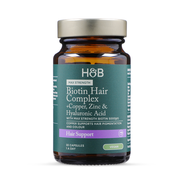 Holland & Barrett Biotin Hair High Strength Complex 30 Capsules image 1