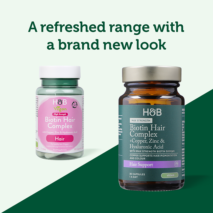Holland & Barrett Biotin Hair High Strength Complex 30 Capsules image 3