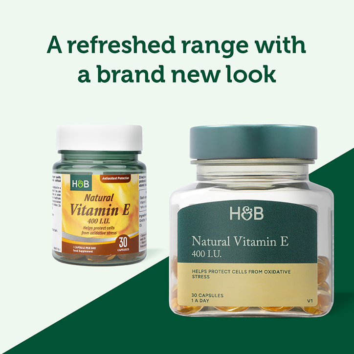 Holland & Barrett Natural Vitamin E 400iu 30 Capsules image 3