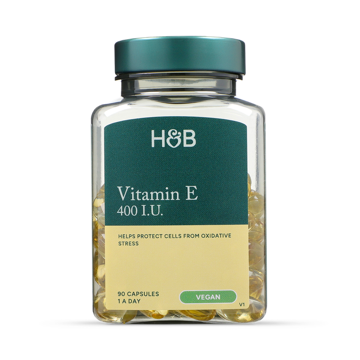 Holland & Barrett Vegan Natural Vitamin E 400I.U 90 Capsules image 1