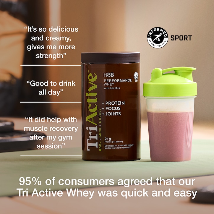 TriActive Protein Smoothie Apple & Blueberry 500g image 3