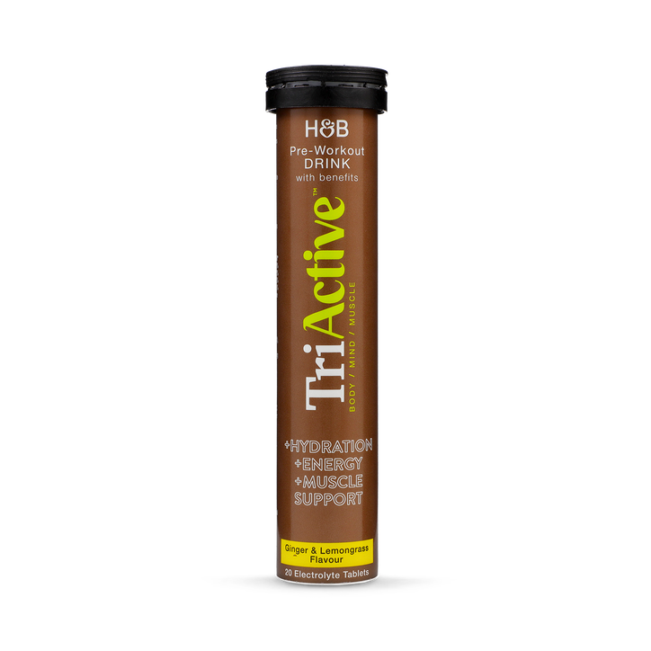 TriActive Pre-Workout Electrolyte Effervescent Ginger & Lemongrass 20 Tablets image 3