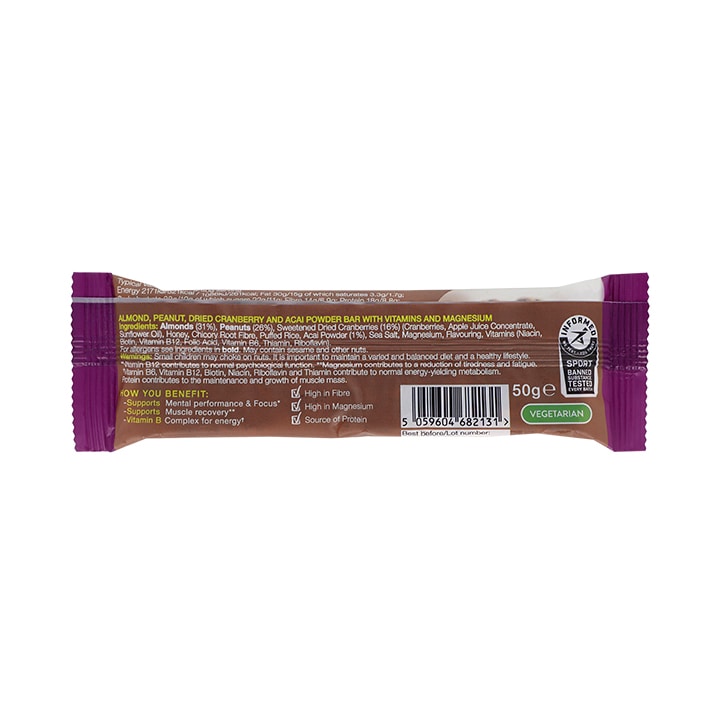 TriActive Bar Almond & Acaiberry 50G image 2