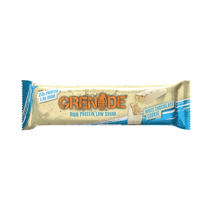 Grenade White Chocolate Cookie Protein Bars 4x 60g image 2