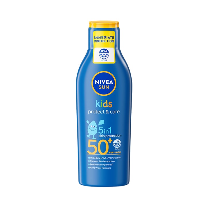 Nivea Sun Kids Protect & Care Sun Cream Lotion SPF 50+ 200ml image 1