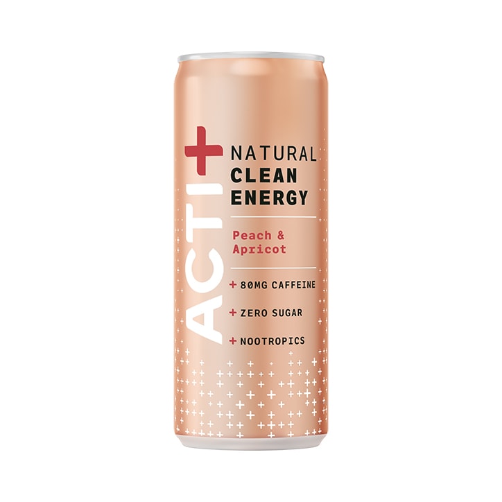 Acti+ Clean Energy Peach & Apricot Drink 250ml image 1