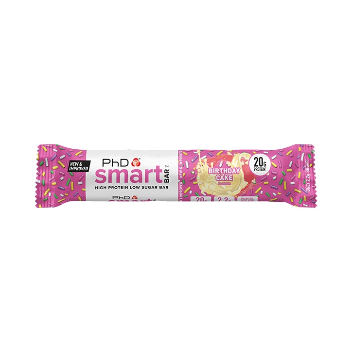 PhD Smart Bar Birthday Cake Protein Bar 64g image 1