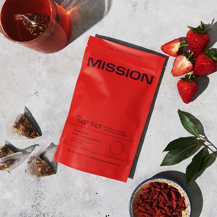 Mission Recover Rooibos Tea (Berry & Ashwagandha) 30 Tea Bags image 4