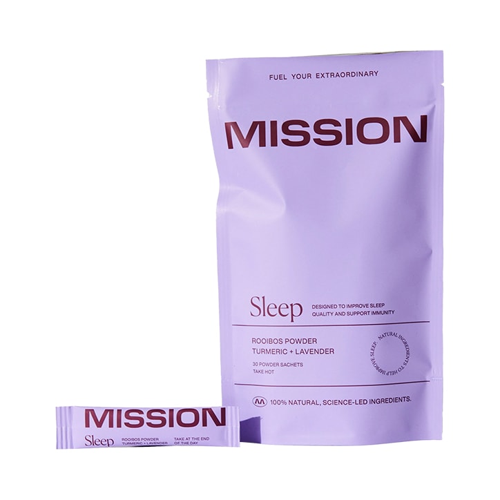 Mission Sleep Rooibos Powder (Turmeric & Lavender) 30 Sachets image 1