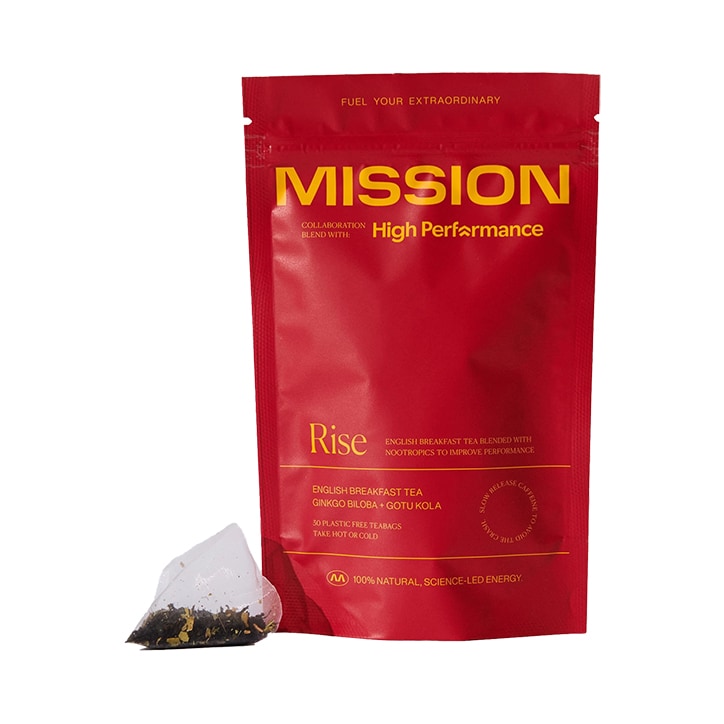 Mission Rise English Breakfast Tea (Ginkgo Biloba & Gotu Kota) 30 Tea Bags image 1