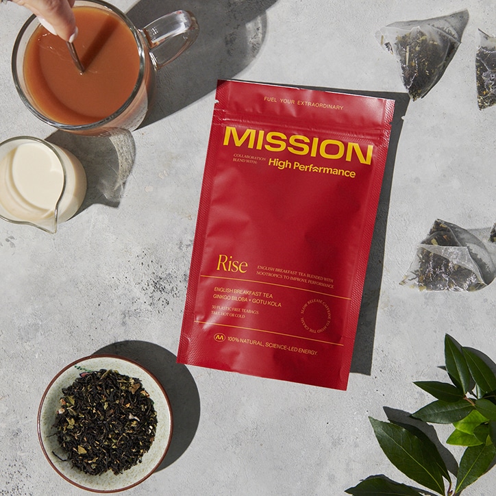 Mission Rise English Breakfast Tea (Ginkgo Biloba & Gotu Kota) 30 Tea Bags image 2