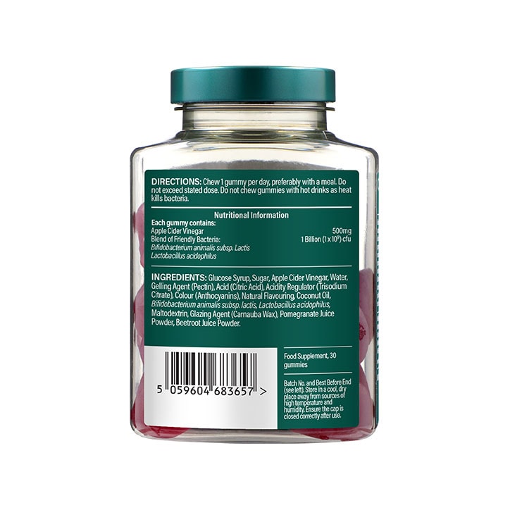 Holland & Barrett Friendly Bacteria & ACV 30 Gummies image 2