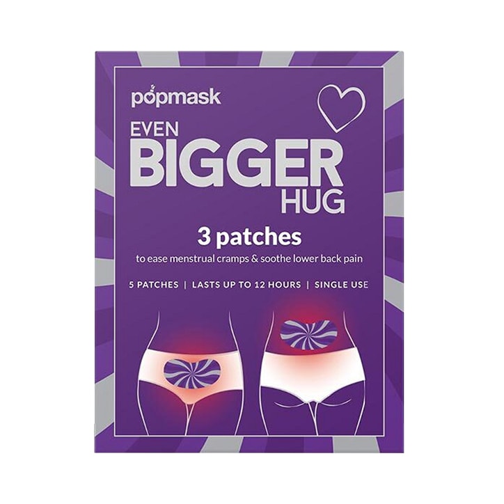Popmask Even Bigger Hug Large Self Warming Menstrual Pads 3 Pack-1
