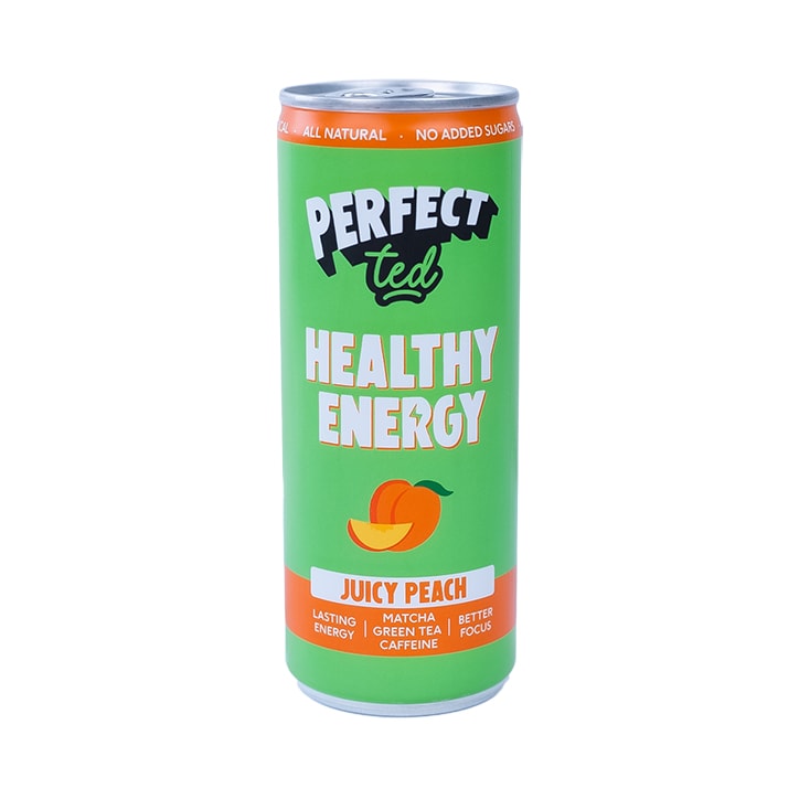 PerfectTedMatcha Juicy Peach Energy Drink 250ml |Holland & Barrett