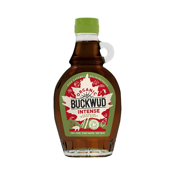 Buckwud Organic Intense Canadian Maple Syrup 250g image 1