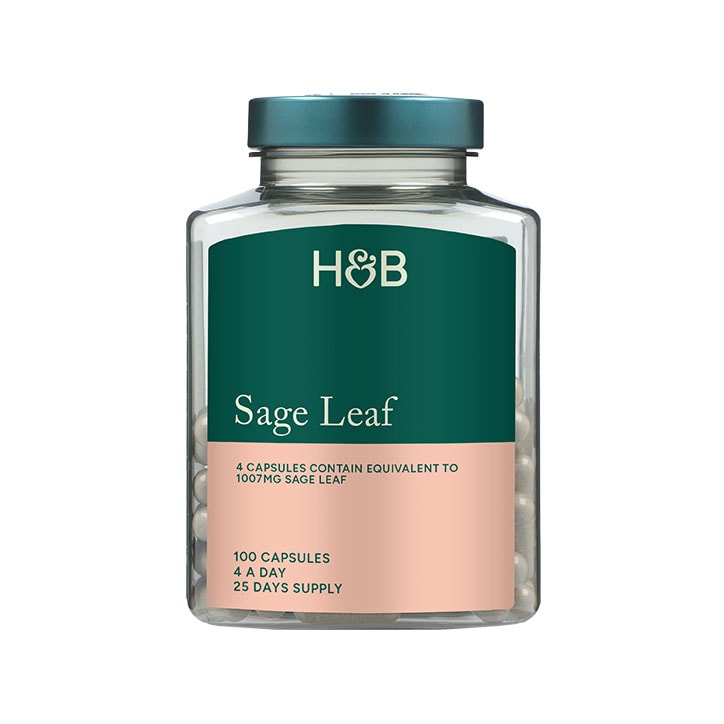 Holland & Barrett Sage Leaf 100 Capsules image 1