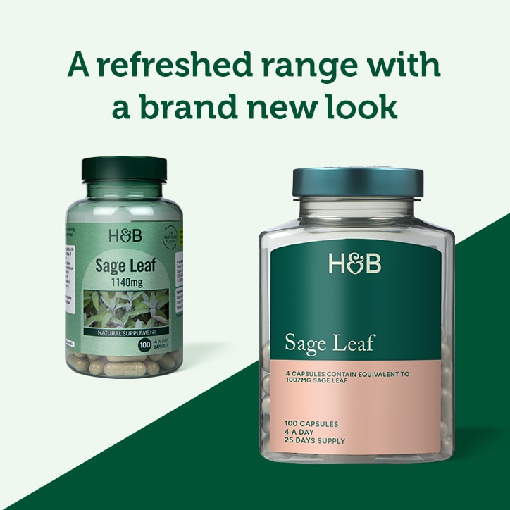 Holland & Barrett Sage Leaf 100 Capsules image 3