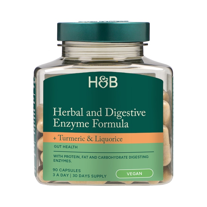 Holland & Barrett Herbal Digestive and Enzyme Formula 90 Capsules image 2