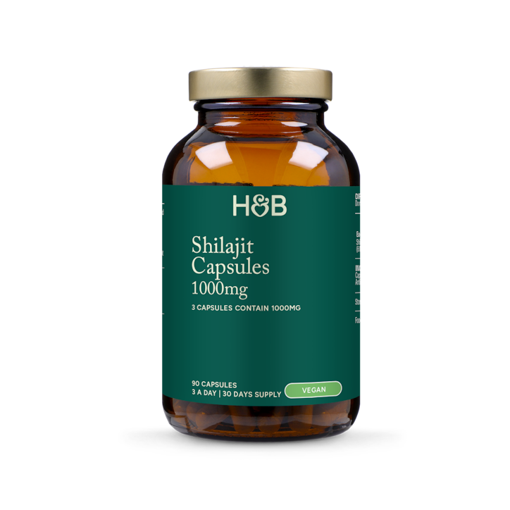 Holland & Barrett Shilajit 1000mg 90 Capsules image 1