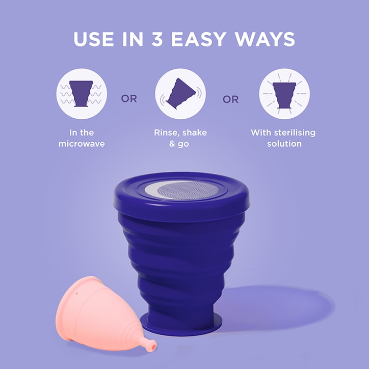 Mooncup Menstrual Cup Cleaning Pot image 4