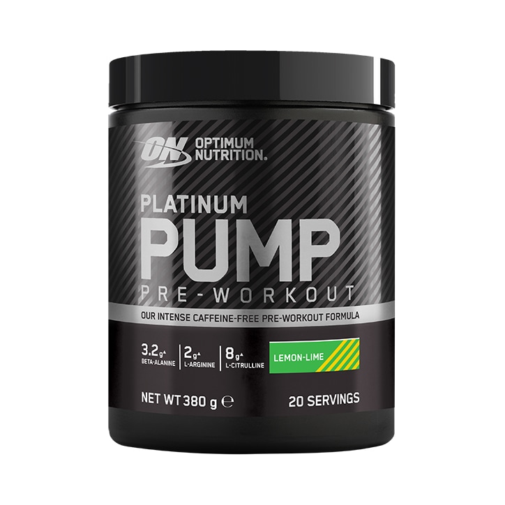 Optimum Nutrition Platinum Pump Pre-workout Lemon Lime 380g image 1