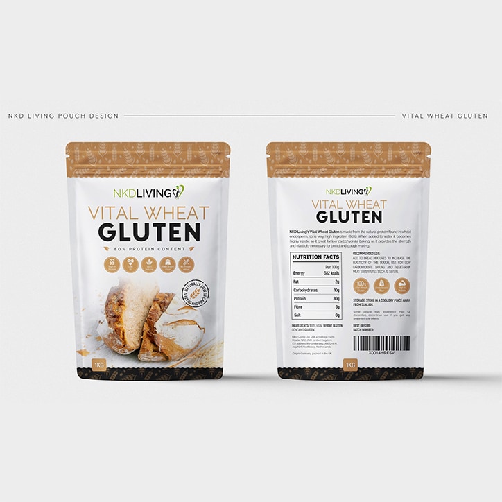 NKD Living Vital Wheat Gluten 1kg image 2