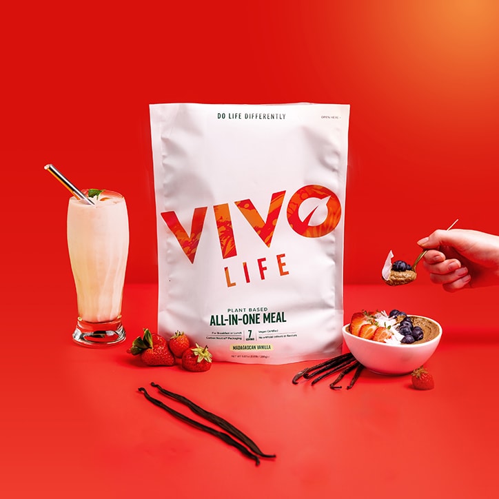 VIVO Life Plant Based All-in One Meal Madagascan Vanilla 280g image 3