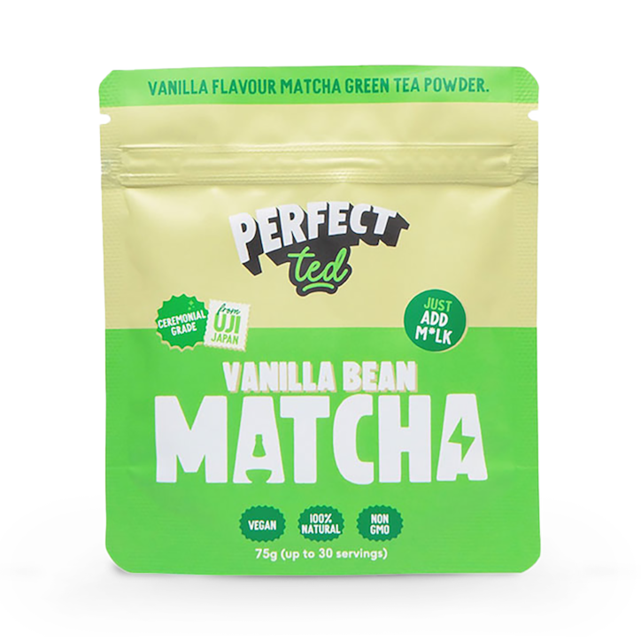 PerfectTed Vanilla Bean Matcha Tea Powder 75g image 1