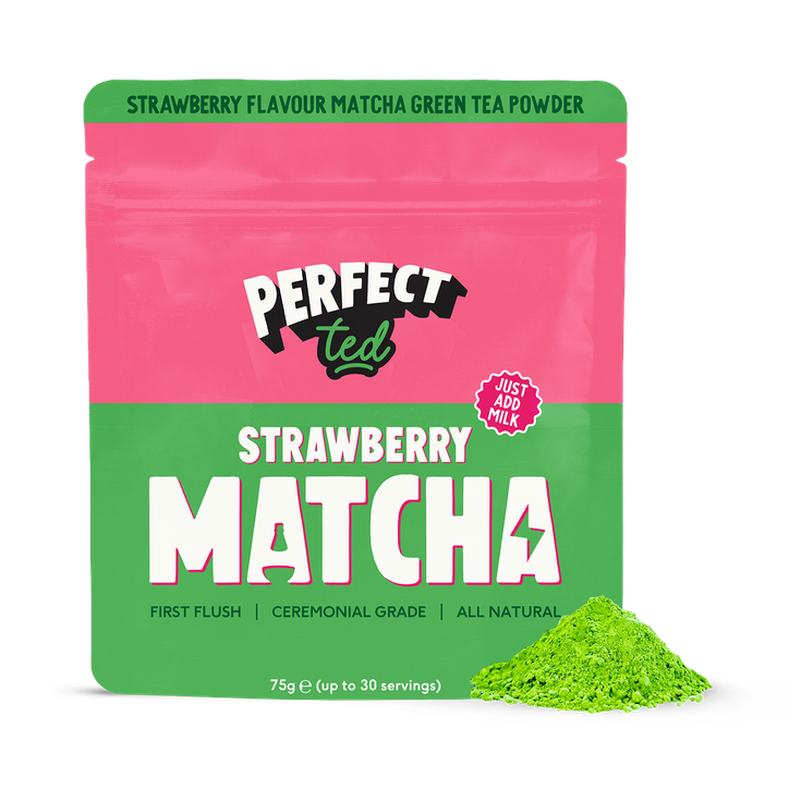 PerfectTed Strawberry Matcha Tea Powder 75g image 1