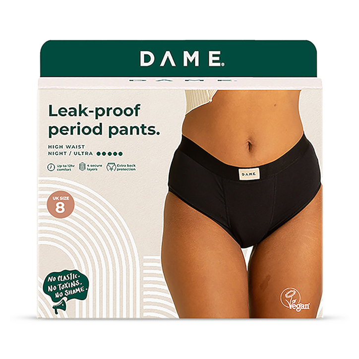 DAME High Waist Period Pants Size 8 image 1