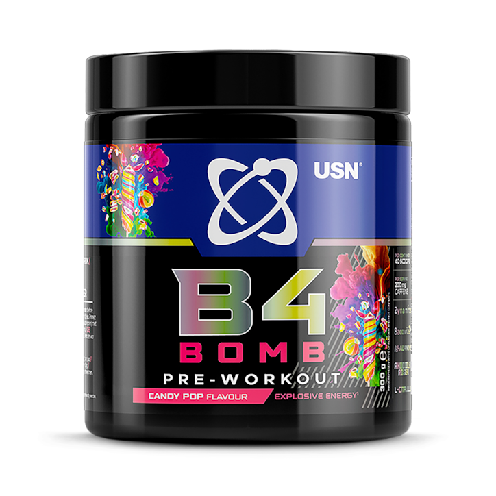 USN B4 Bomb Pre-Workout Candy Pop 300g image 1