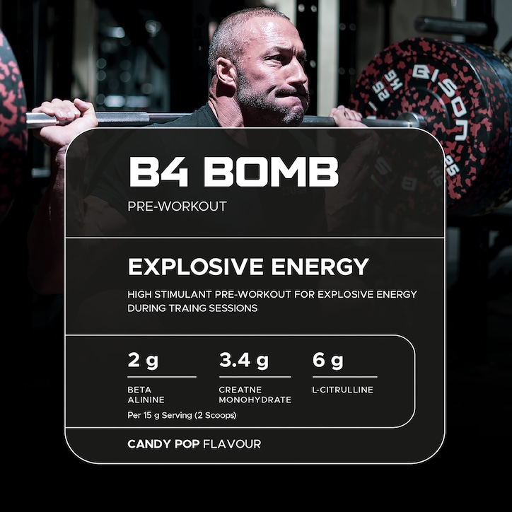 USN B4 Bomb Pre-Workout Hawaiian Pump 300g image 4