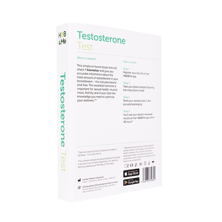 H&B&Me Testosterone Blood Test image 2