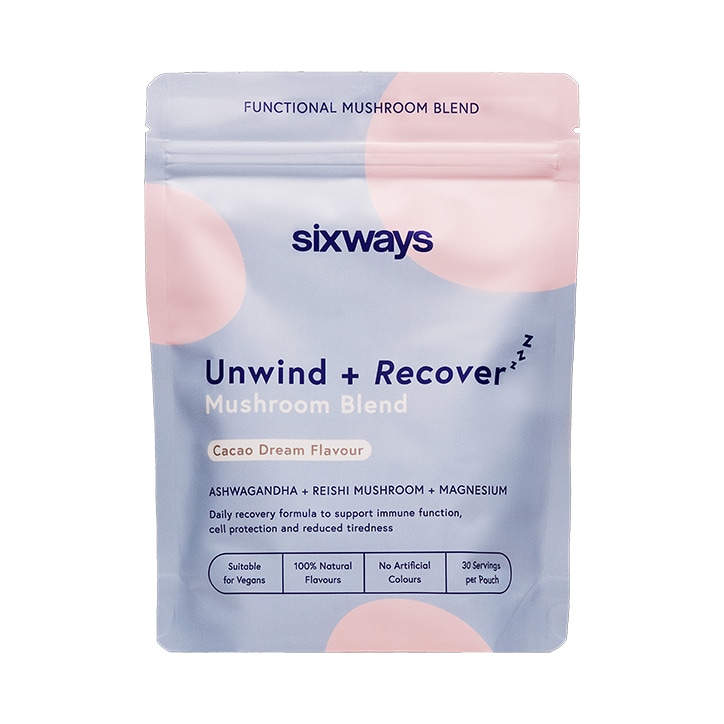 Sixways Unwind + Recover Mushroom Blend 150g-1