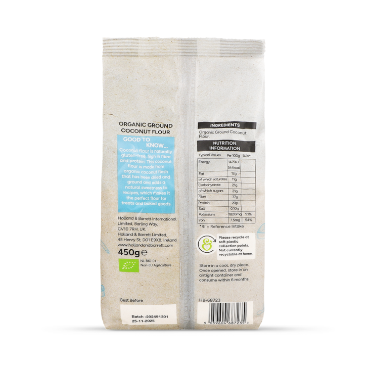 Holland & Barrett Coconut Flour 450g image 2