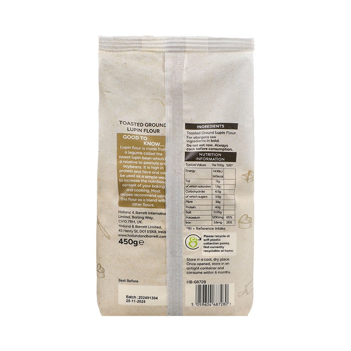 Holland & Barrett Lupin Flour 450g image 2