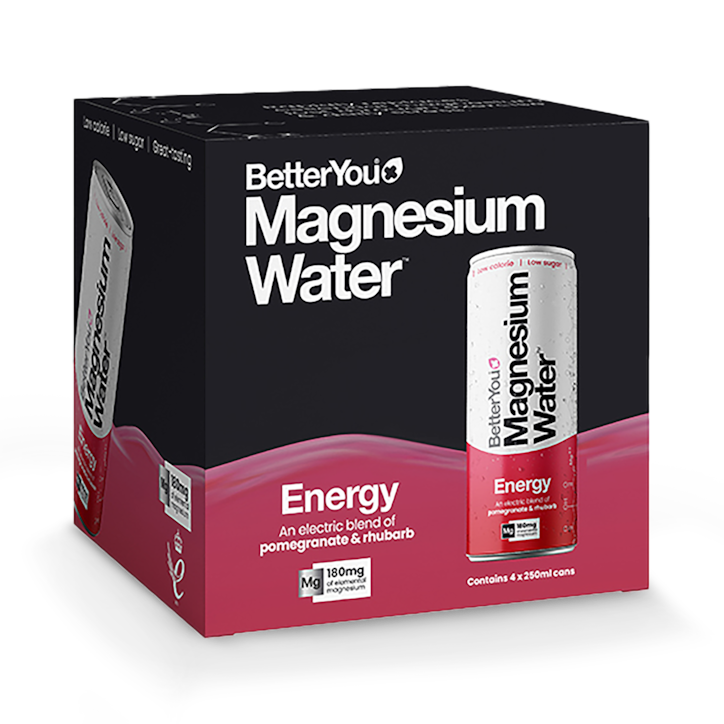 BetterYou Magnesium Still Water Energy (Pomegranate & Rhubarb) 4x 250ml image 1