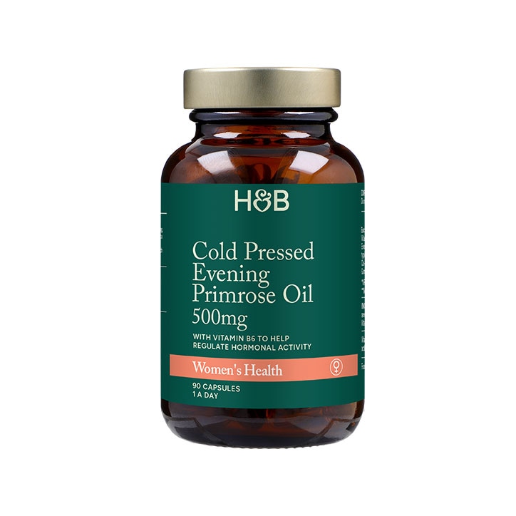 Holland & Barrett Cold Pressed Evening Primrose Oil 500mg 90 Capsules image 1