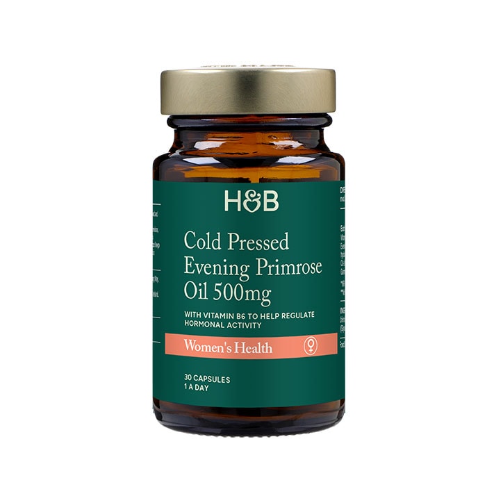 Holland & Barrett Cold Pressed Evening Primrose Oil 500mg 30 Capsules image 1