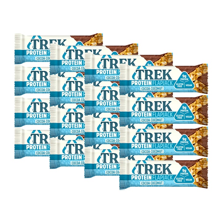 Trek Cocoa Coconut Protein Flapjacks 16x 50g image 1