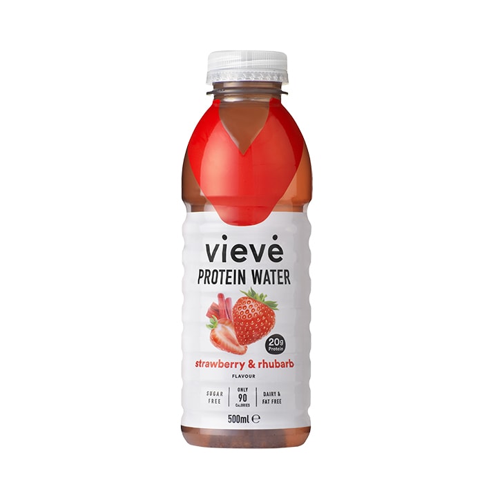 Vieve Strawberry & Rhubarb Protein Water 500ml image 1