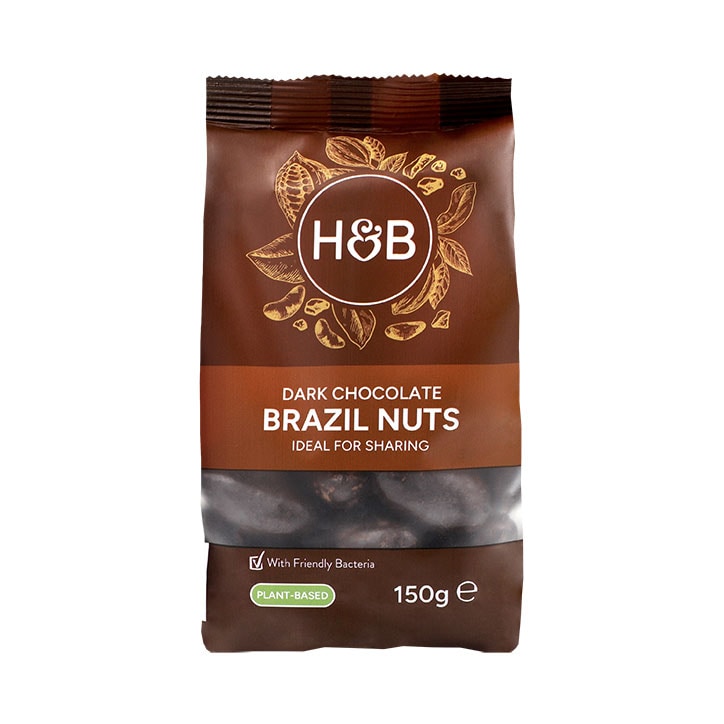 Holland & Barrett Dark Chocolate Brazil Nuts 150g image 1