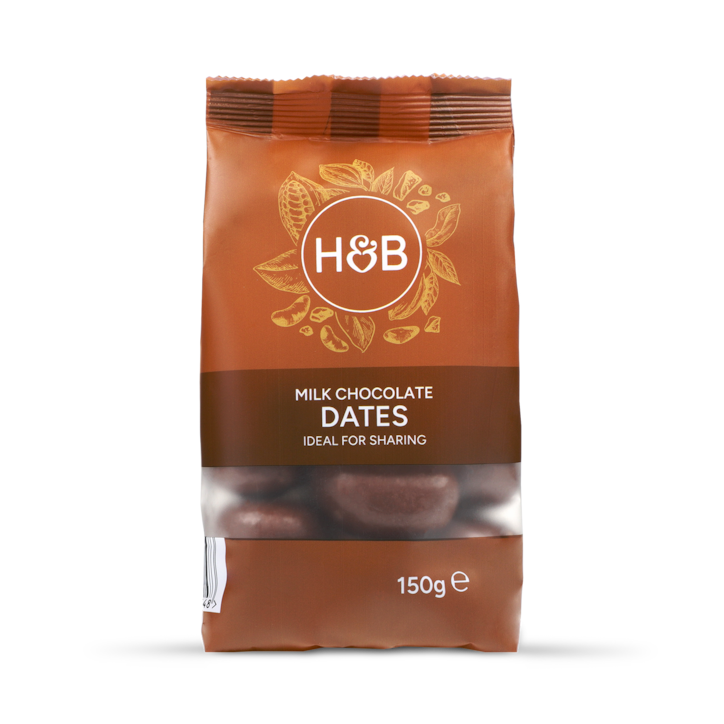 Holland & Barrett Milk Chocolate Dates 150g image 1