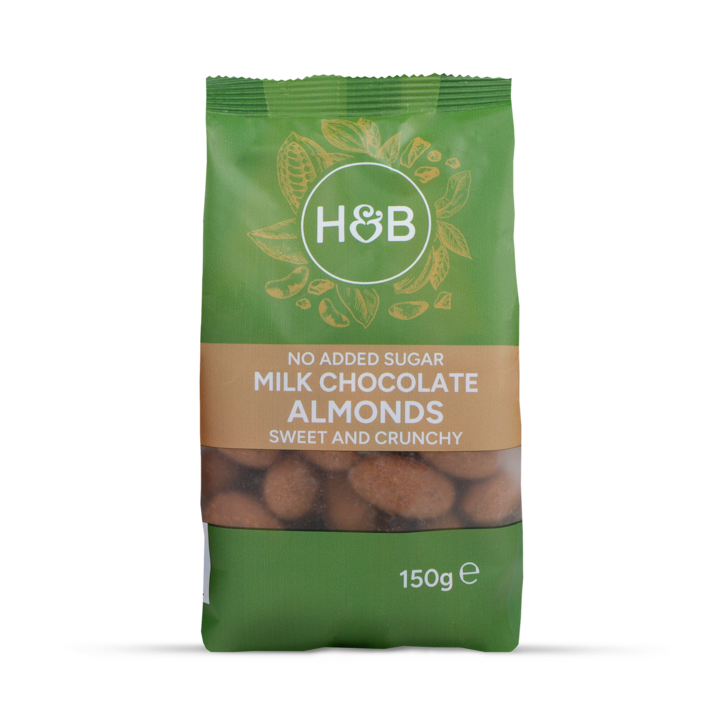 Milk Chocolate Almonds (No Added Sugar) 150g image 1