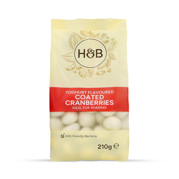 Holland & Barrett Yoghurt Coated Cranberries 210g image 1