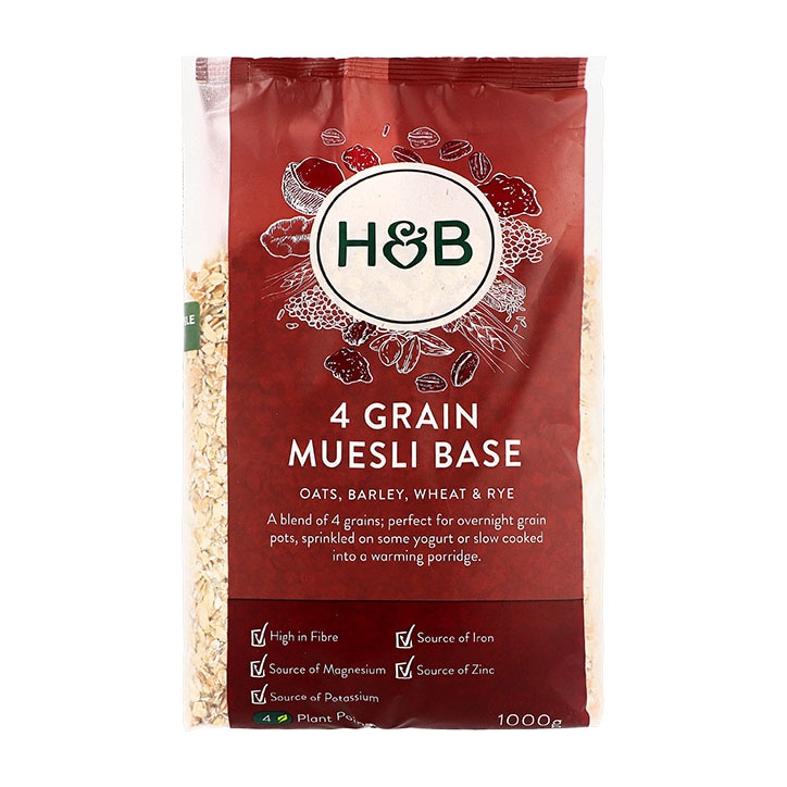 Holland & Barrett 4 Grain Muesli Base 1kg image 1