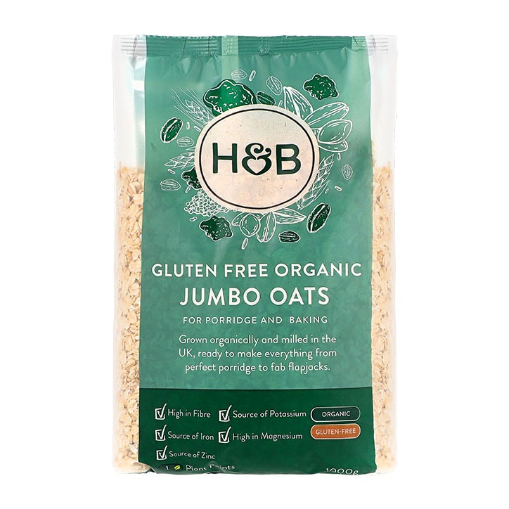 Holland & Barrett Organic Gluten Free Jumbo Oats 1kg image 1