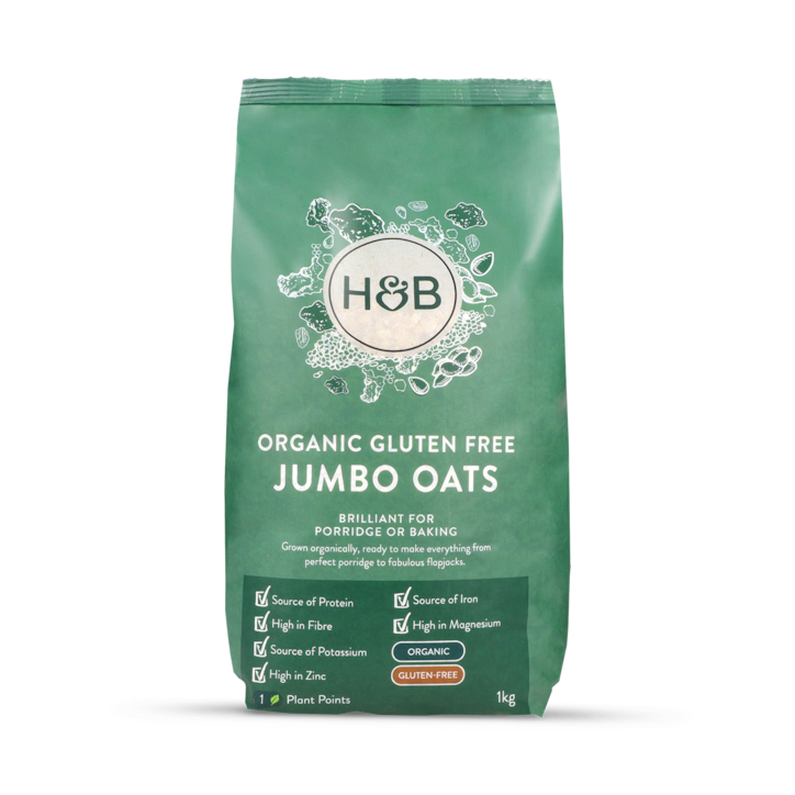 Holland & Barrett Organic Gluten Free Jumbo Oats 1kg image 1