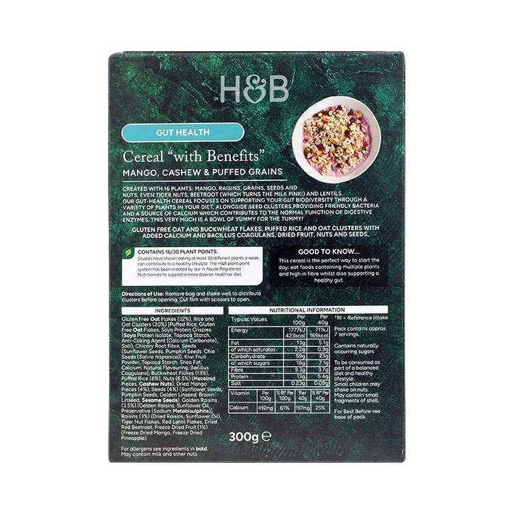 Holland & Barrett Gut Health Cereal 300g image 2