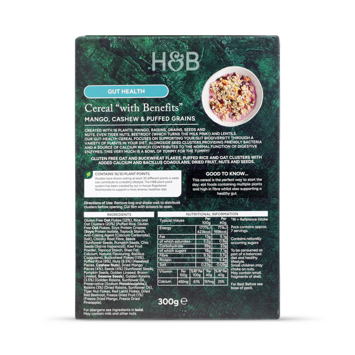 Holland & Barrett Gut Health Cereal 300g image 2